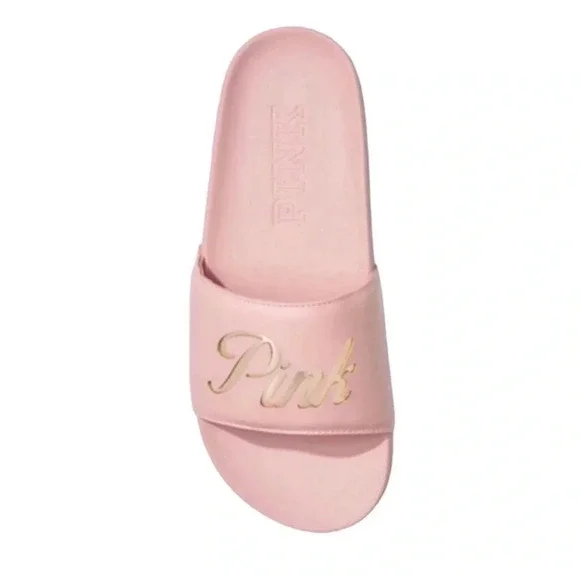 NWT PINK Victoria’s Secret Chalk Rose Sandals with Graphic
Size L 9/10 - Picture 2 of 2